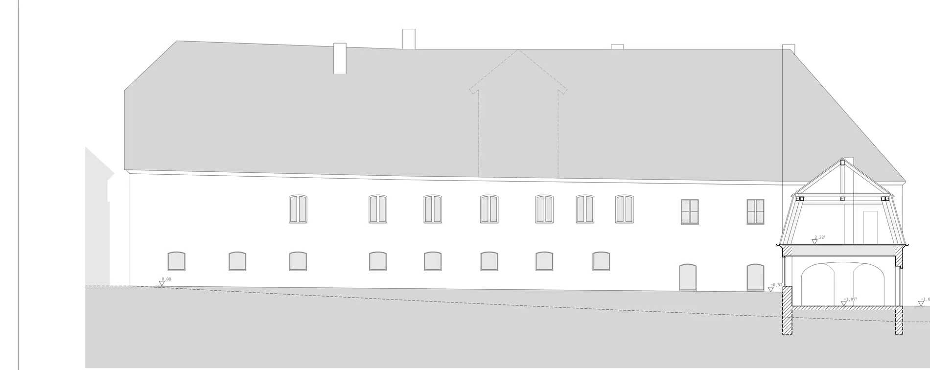 Ansicht Ost · BIM-Modellierung